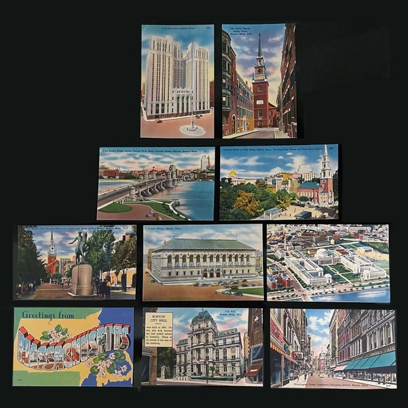 Vintage Boston Postcard Collection - Picture 1 of 5